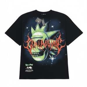 Civil Regime x Rick and Morty 'Roses From Concrete' Graphic T-Shirt - Black Stre